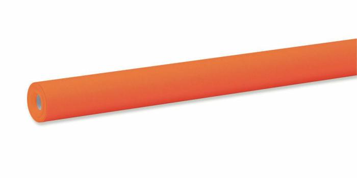 Art |   48" X 50′ Fadeless Art Paper Roll – Orange