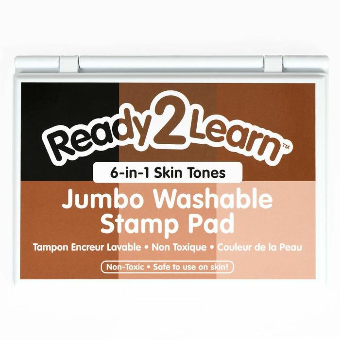 Art |   6-In-1 Skin Tones Jumbo Washable Stamp Pad