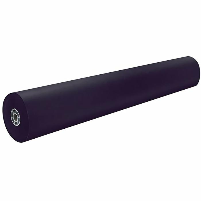 Art |   Colored Kraft Roll – Black