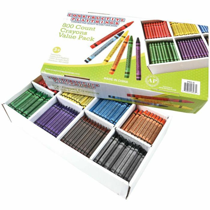 Art |   Crayon Value Pack-Standard Size