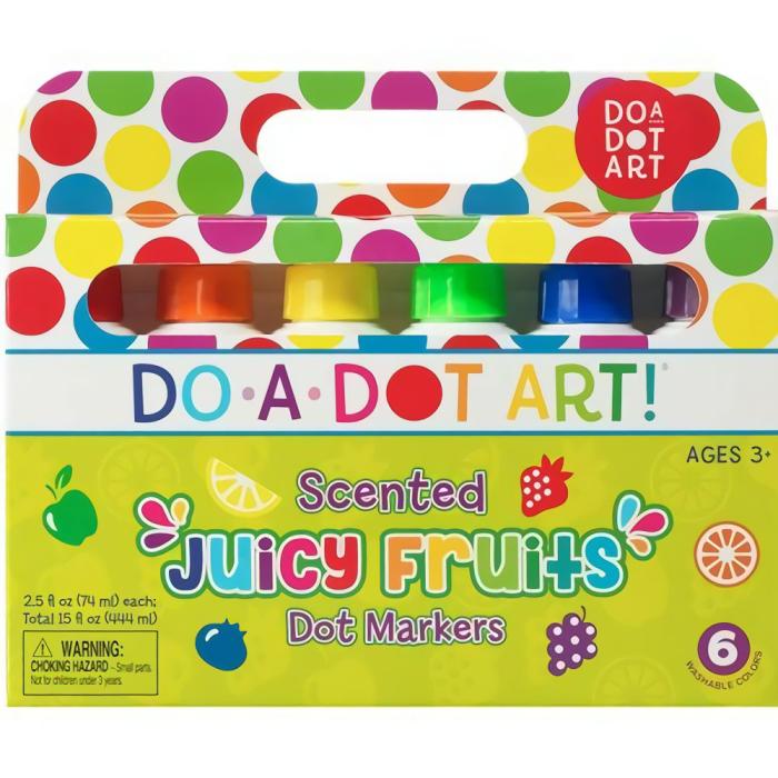 Art |   Do-A-Dot Juicy Fruits Scented Dot Markers / Pack Of 6