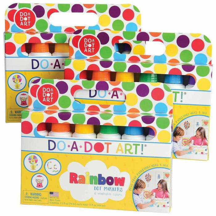 Art |   Do-A-Dot Rainbow Marker Classroom Set