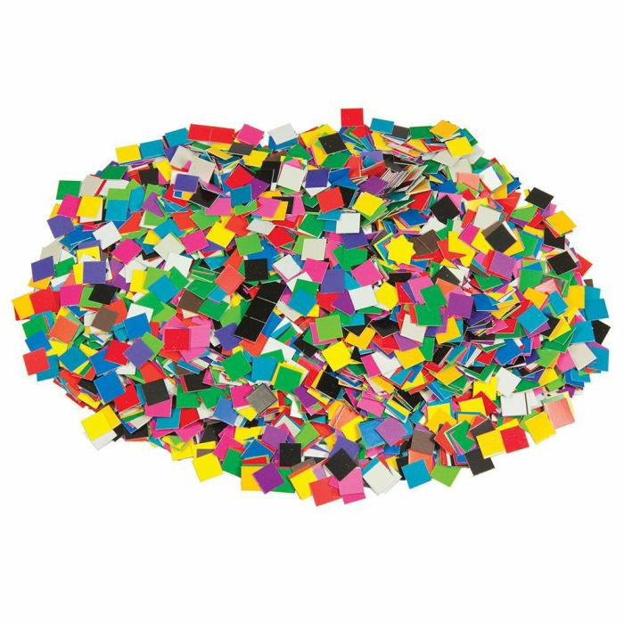 Art |   Double Color Mosaic 3/4 Inch Squares – 10000 Pieces