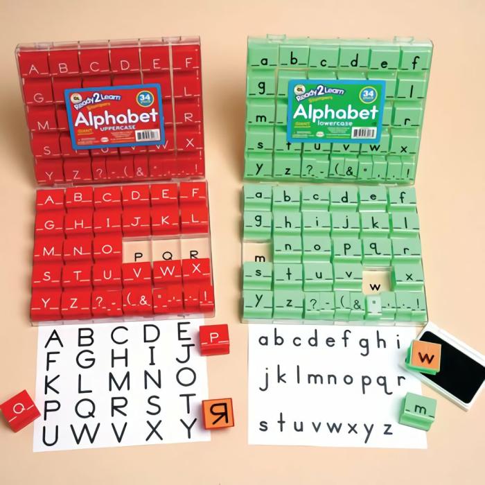 Art |   Giant Alphabet Stampers-Upper & Lowercase Set