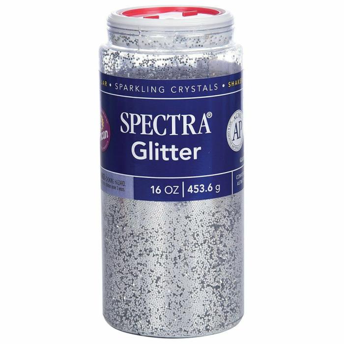 Art |   Glitter 1 Pound Jar – Silver