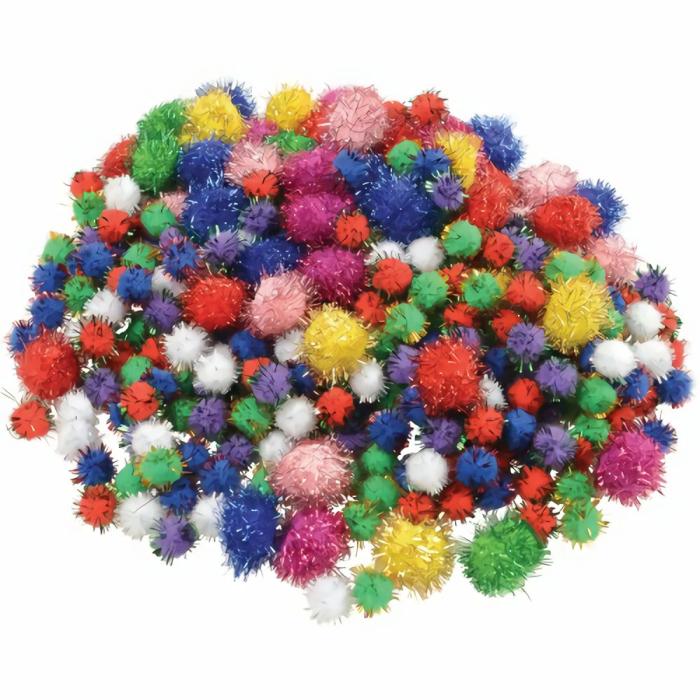 Art |   Glitter Pom Poms / 300-Pc.