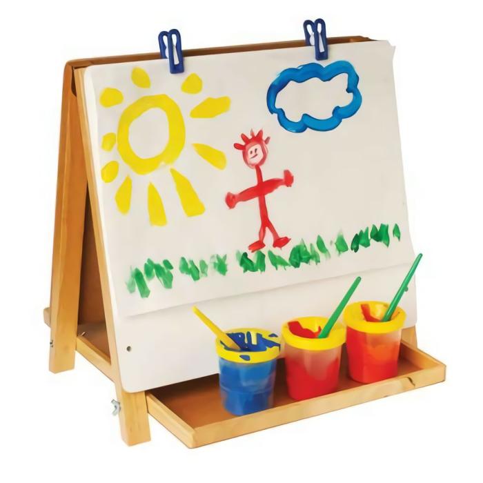 Art |   Table Top Hardwood 3-Way Art Easel