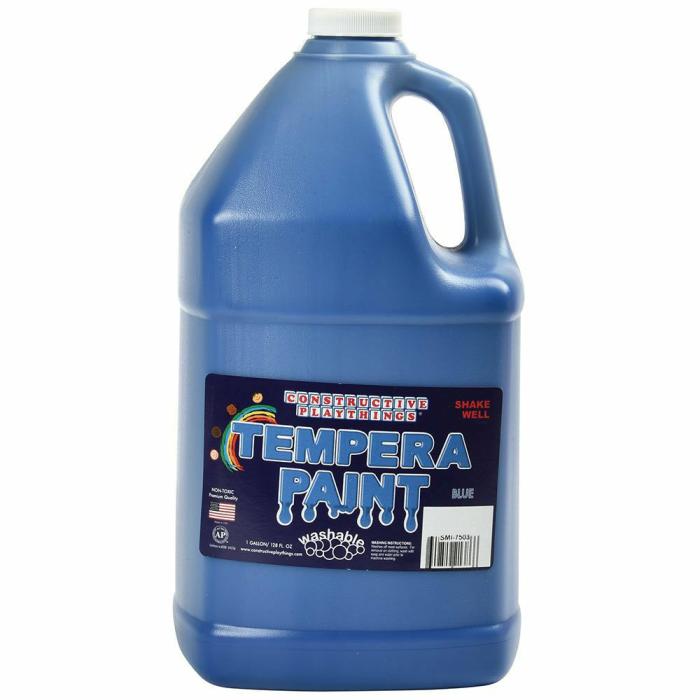 Art |   Washable Blue Tempera Paint – Gallon