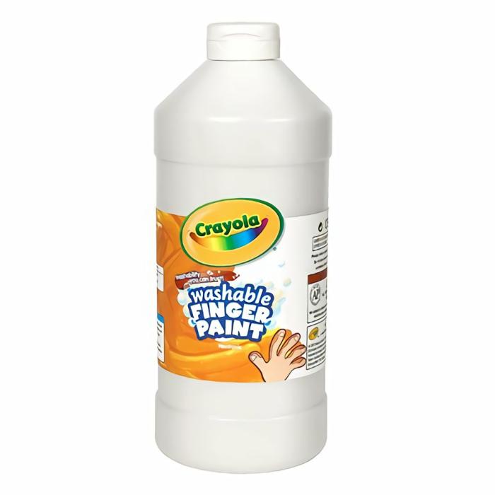 Art |   Washable Finger Paint – White