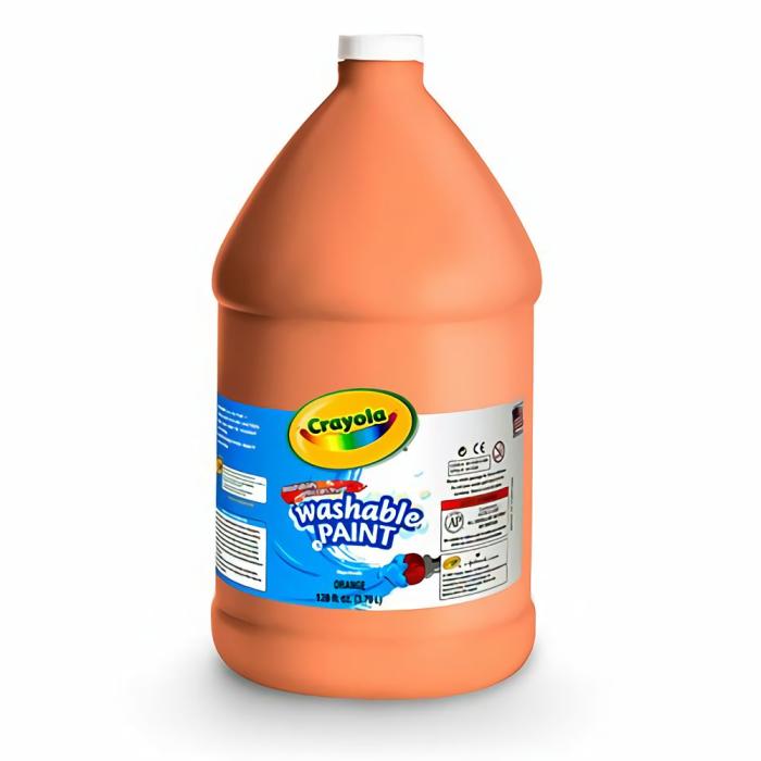 Art |   Washable Tempera Gallon Paint – Orange