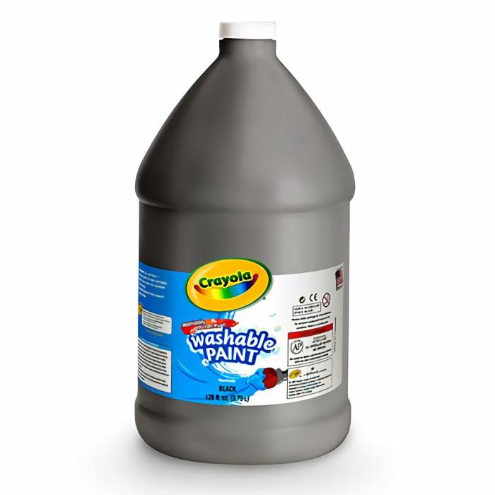 Art |   Washable Tempera Paint – Gallon – Black