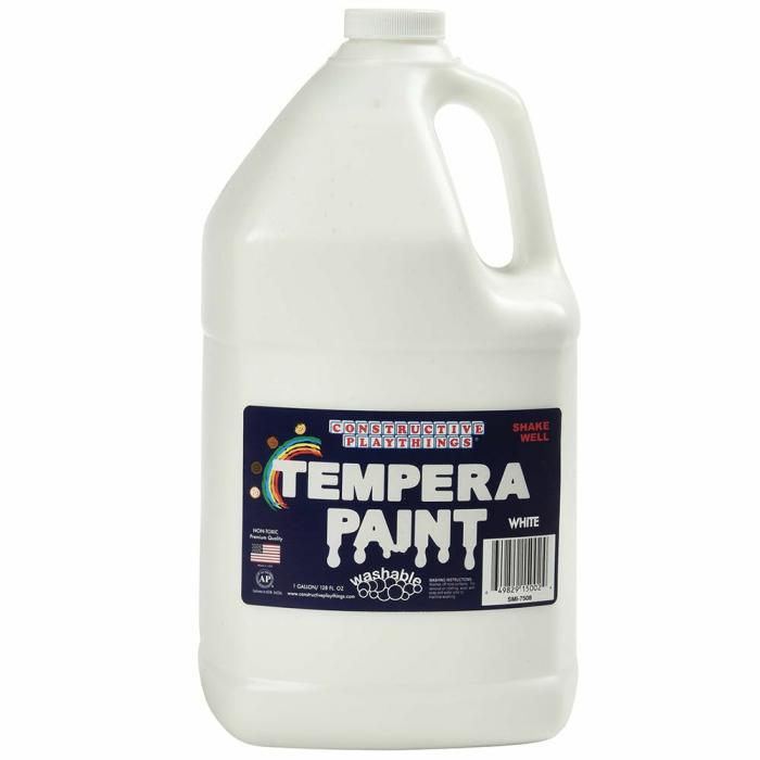 Art |   Washable White Tempera Paint – Gallon