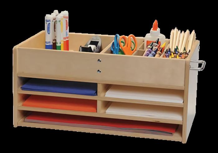 Art |   Wooden Classroom Caddy