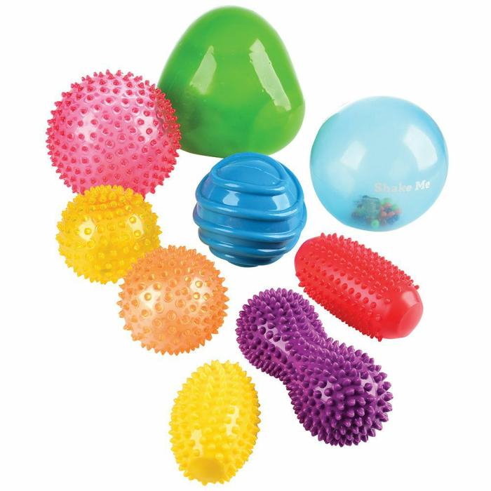 Balls And Accessories |   Edushape Shake, Rattle & Roll Sensory Balls