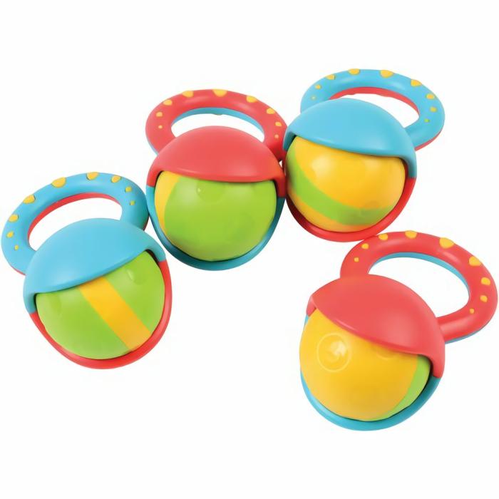 Balls And Accessories |   Roller Ball Rattles / Set Of 4