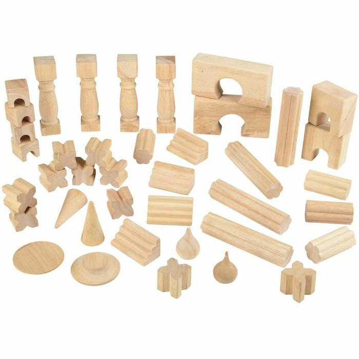 Blocks |   Architectural Wooden Unit Block Set (40 Blocks)