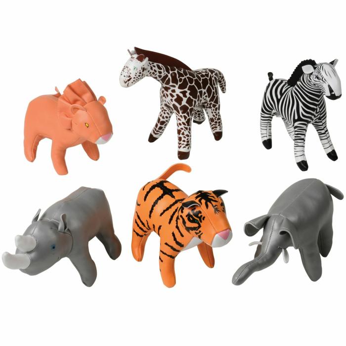 Blocks |   Soft Jungle Animals Set Of 6