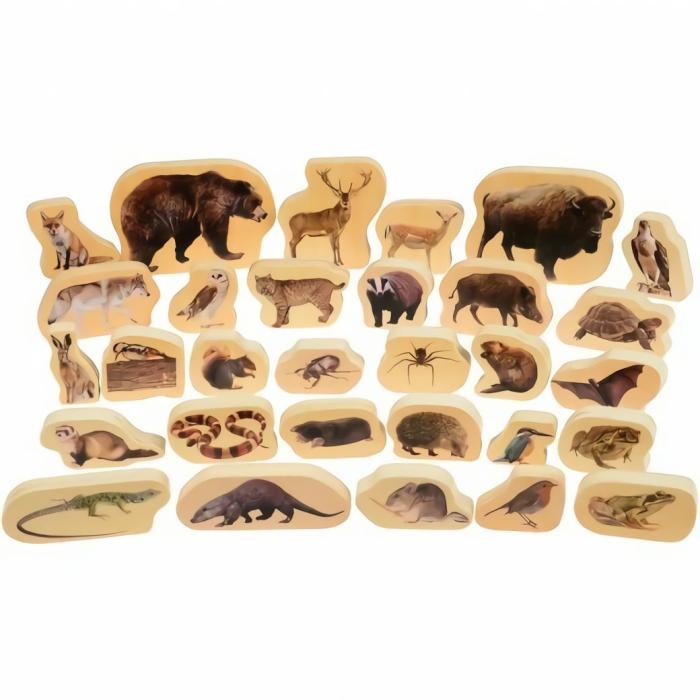 Blocks |   Wooden Forest Animals