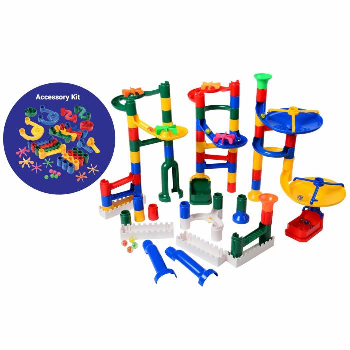 Building And Construction |   Build And Play Marble Run With Accessory Set