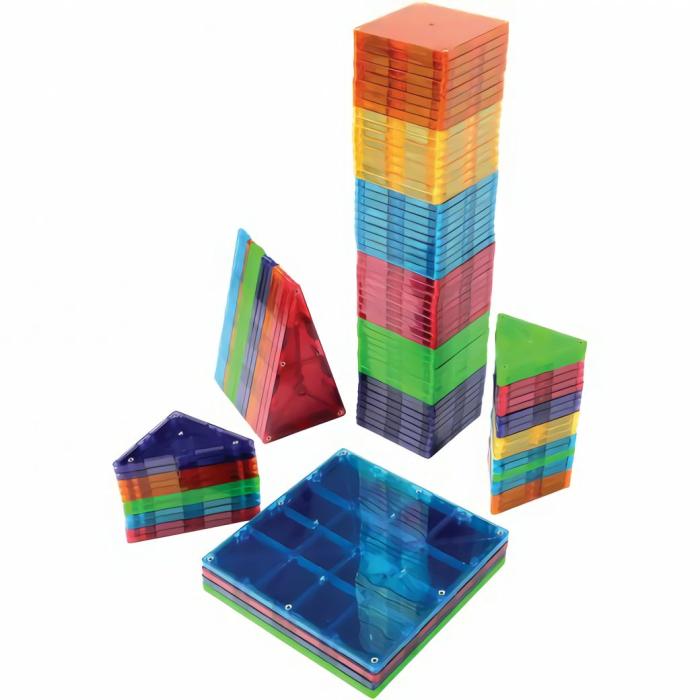 Building And Construction |   Clear Colors Magna Tiles 100 Pc Set