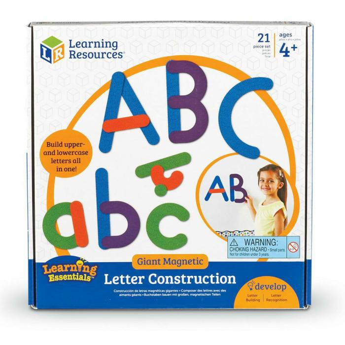 Building And Construction |   Learning Essentials Giant Magnetic Letter Construction