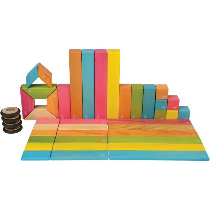 Building And Construction |   Magnetic Wooden Blocks / Tints