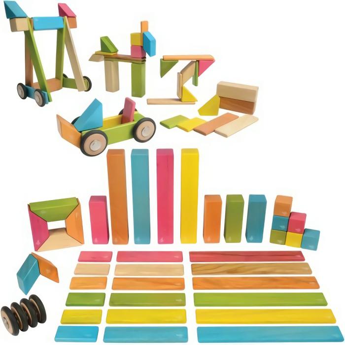 Building And Construction |   Magnetic Wooden Building Set