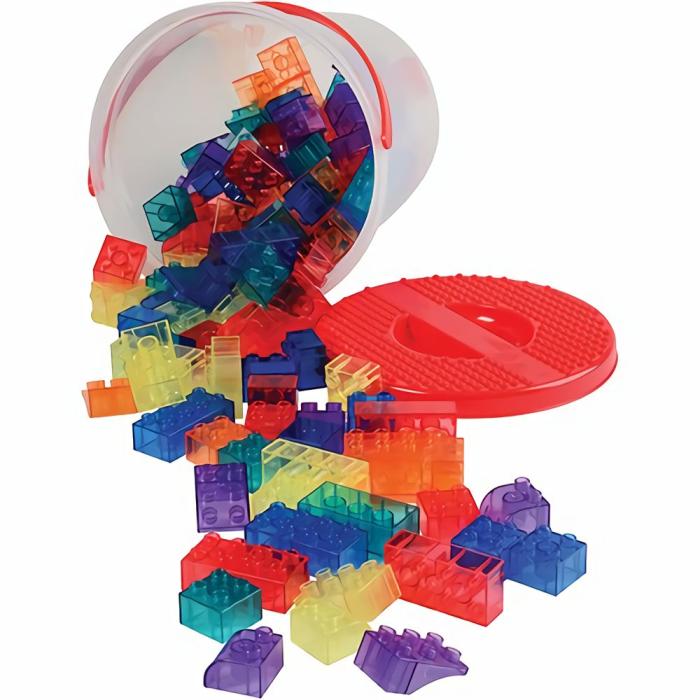 Building And Construction |   Preschool Size Transparent Building Bricks