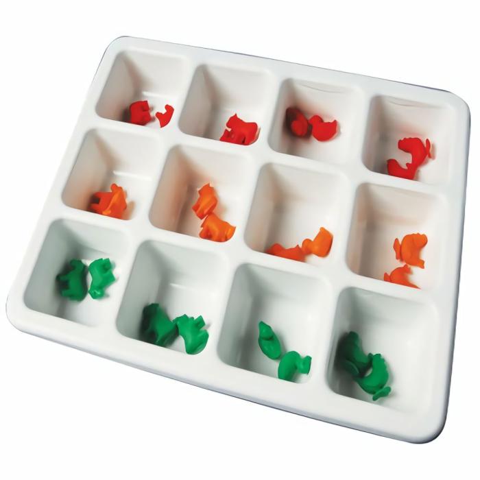 Counting And Number Recognition |   Twelve Pocket Tray