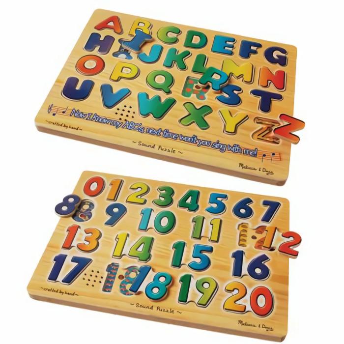 Counting And Numbers |   Alphabet & Numbers Sound Puzzles