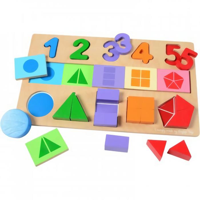 Counting And Numbers |   First Fractions Puzzle