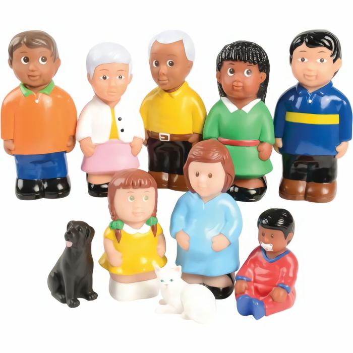 Dolls And Accessories |   Easy Grip Friends & Family / Set Of 10