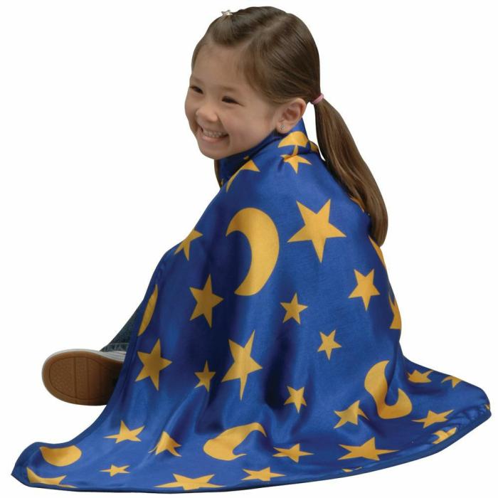 Dress-Up And Role-Play |   Adventure Cape – Blue And Gold Wizard