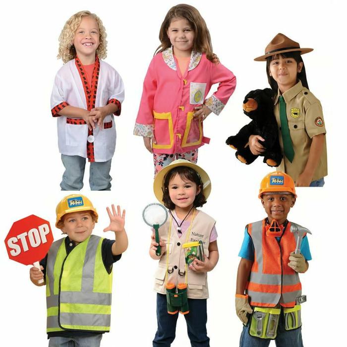 Dress-Up And Role-Play |   Community Helpers Dress-Up Set