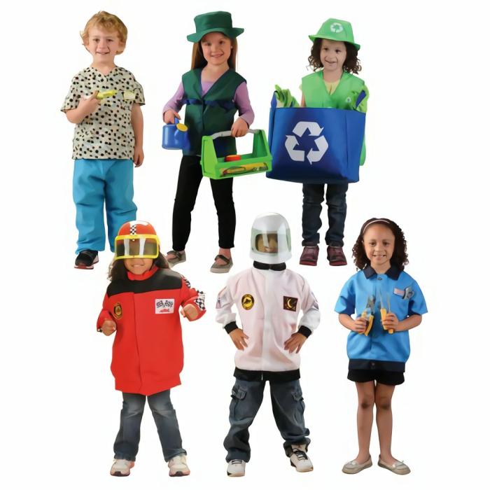 Dress-Up And Role-Play |   Community Helpers Outfits- Set Of 6