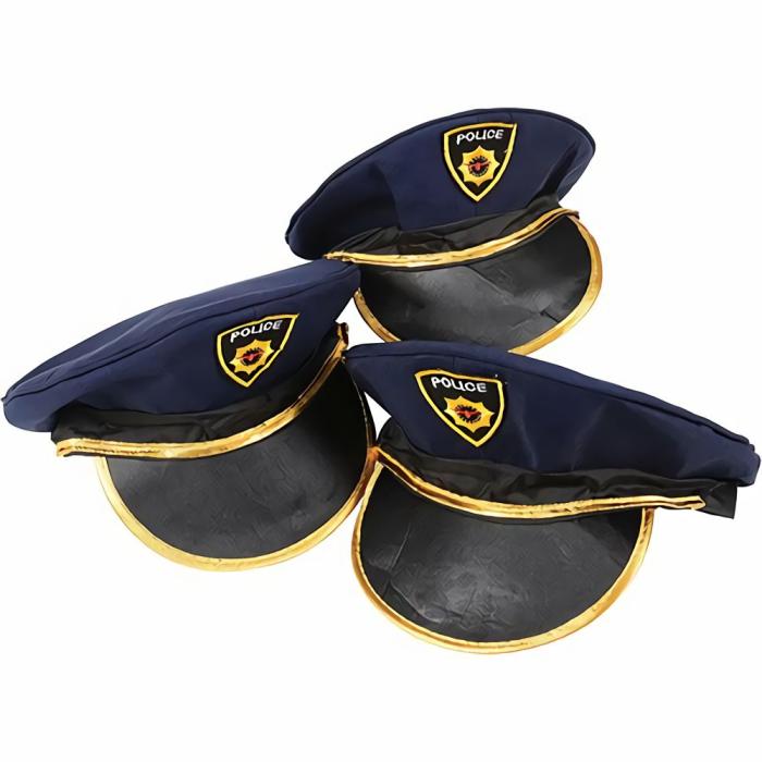 Dress-Up And Role-Play |   Police Hats Set Of 3