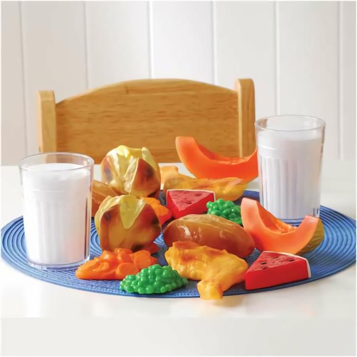 Kitchen And Home Play |   Healthy Meals For Two – Dinner Playset