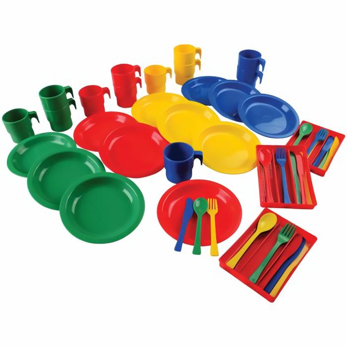 Kitchen And Home Play |   Indestructible Play Dishes – Service For 12