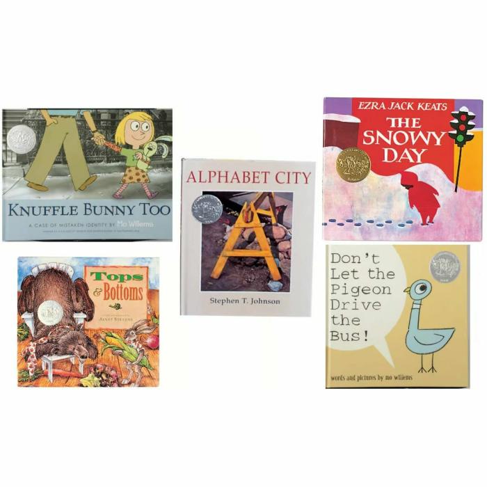 Literacy |   Caldecott Medal Books Set 2 Of 5 Titles