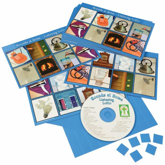 Literacy |   Listening Lotto: Sounds At Home Board Game