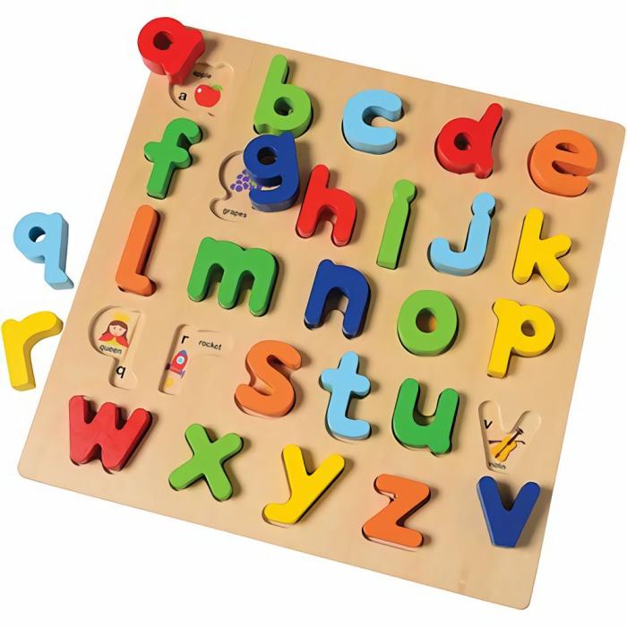 Literacy |   Lowercase Alphabet Block Puzzle