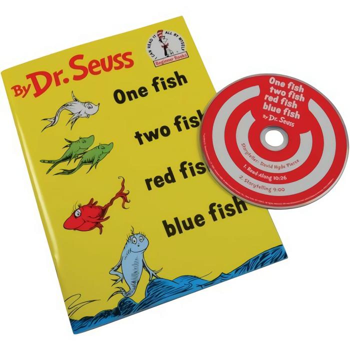 Literacy |   One Fish Two Fish Red Fish Blue Fish Book & Cd