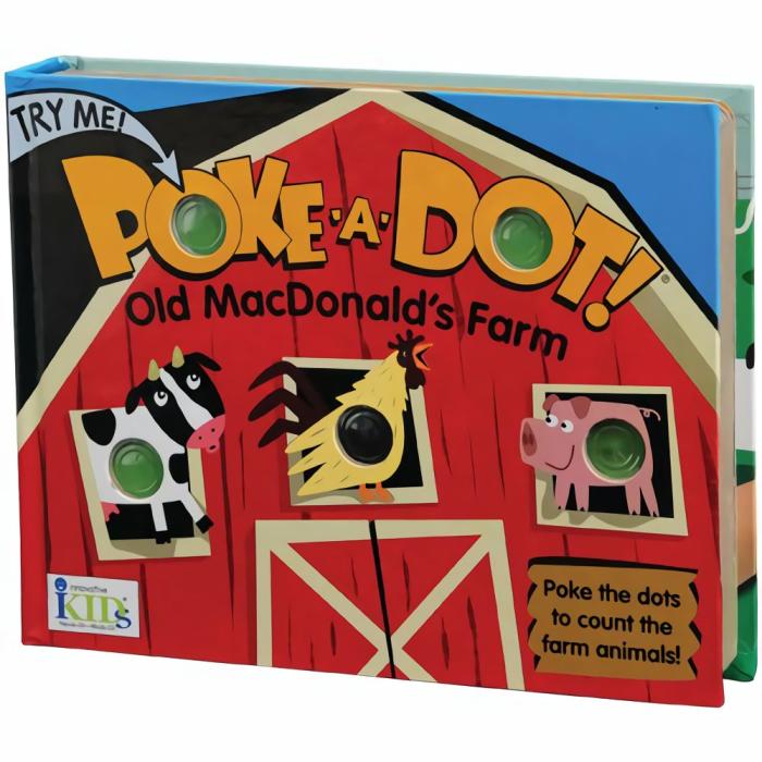 Literacy |   Poke-A-Dot Book / Old Macdonald’S Farm – 20 Pages