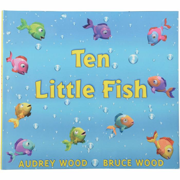 Literacy |   Ten Little Fish Hardcover Book