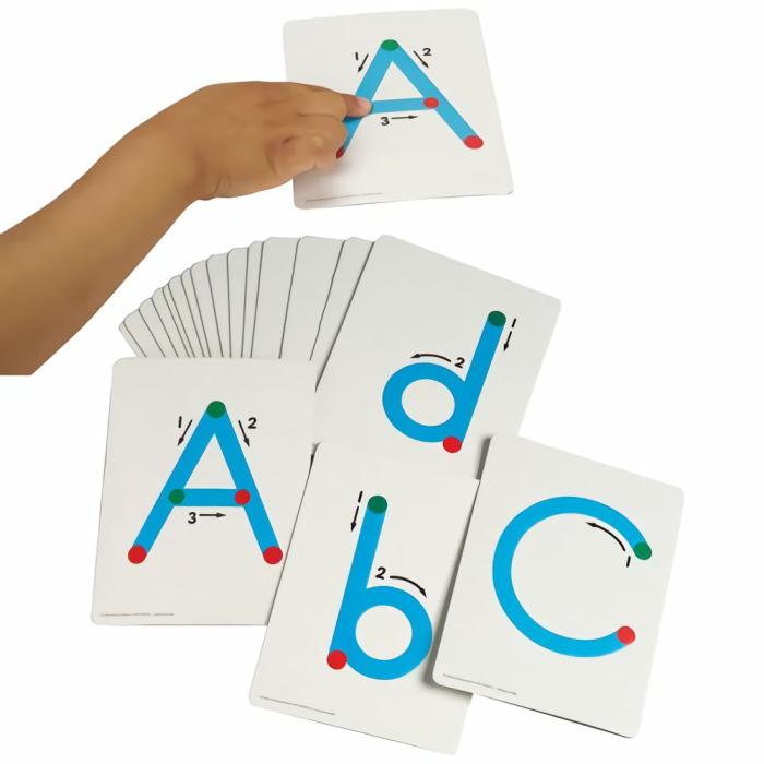 Literacy |   Textured Alphabet Touch & Trace Letters – Both Uppercase & Lowercase