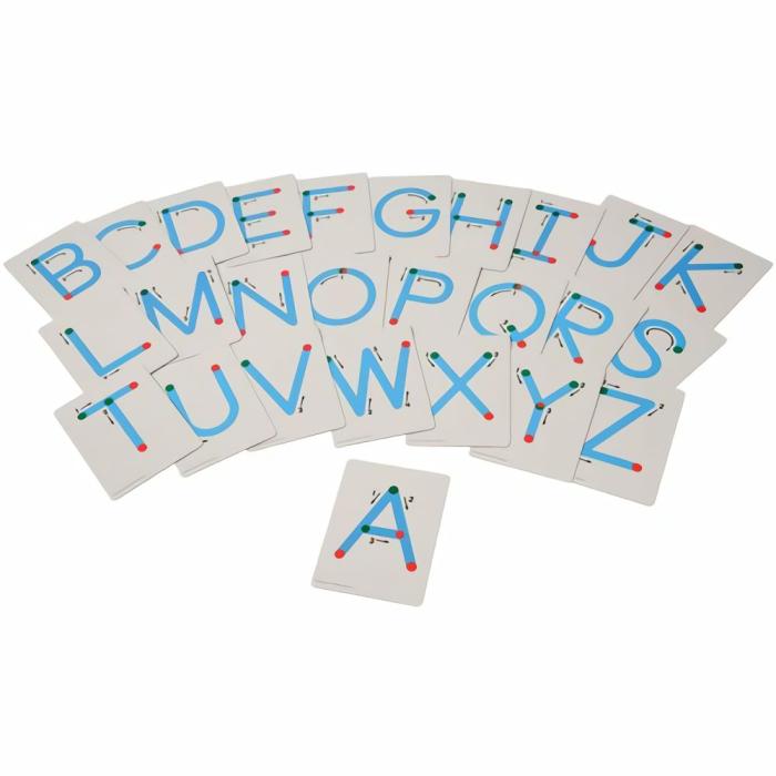 Literacy |   Textured Alphabet Touch & Trace – Uppercase Letters