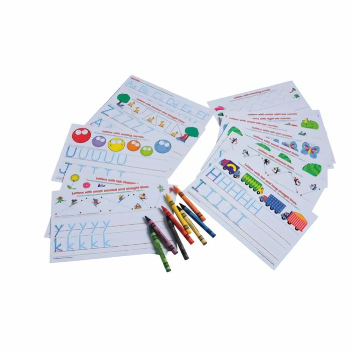 Literacy |   Write On/Wipe Off Alphabet Writing Mats