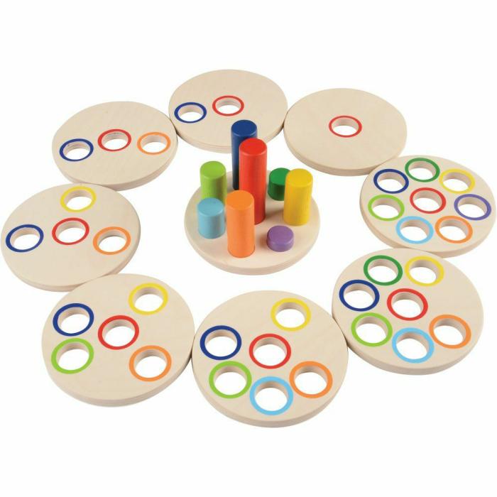 Manipulatives |   Wooden Logic Stacking Puzzle