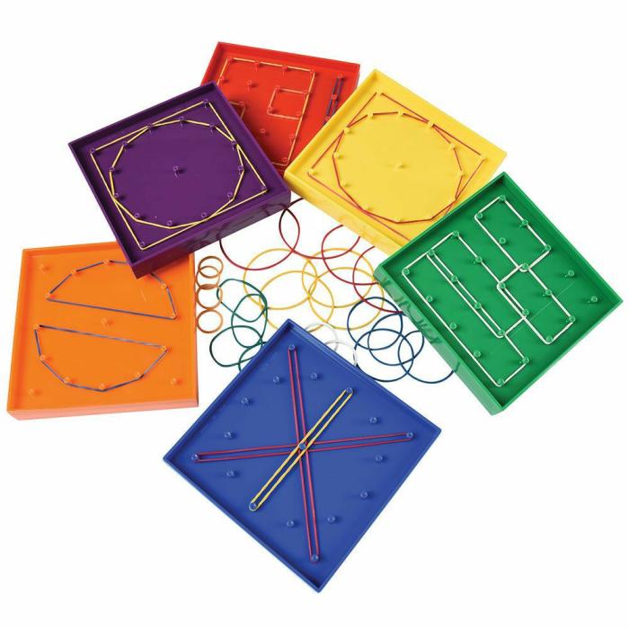 Measurement And Geometry |   Geoboards