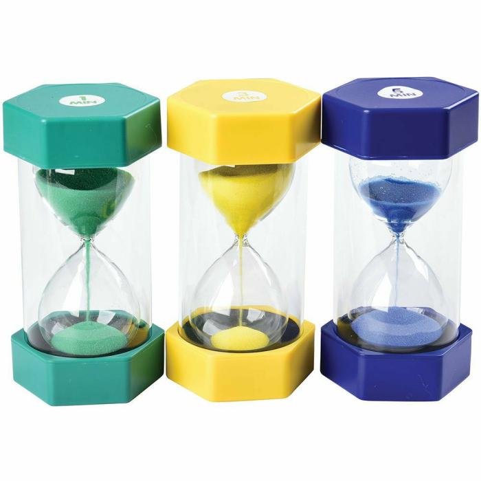 Measurement And Geometry |   Sand Timers/Set Of 3